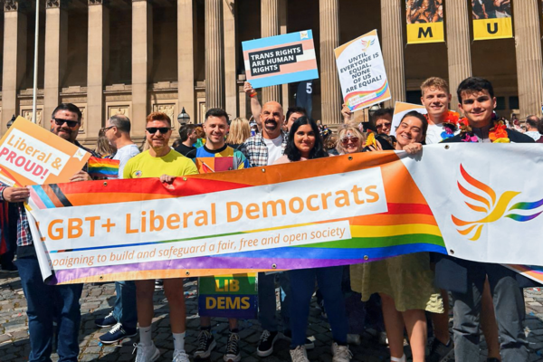 Liverpool Lib Dems at pride