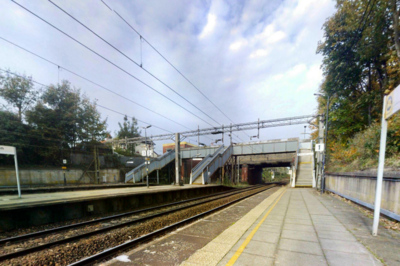 West Allerton Station stairs