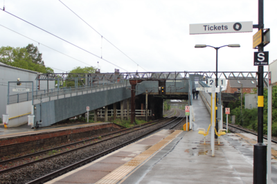 Mossley Hill Station platform